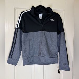Adidas Youth Boys Quarter Zip Pullover Sweatshirt Sz M 10/12 NWT